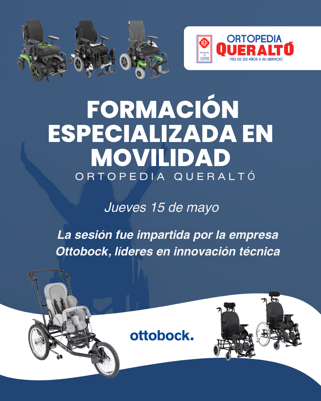 Formación especializada en movilidad impartida por Ortopedia Queraltó