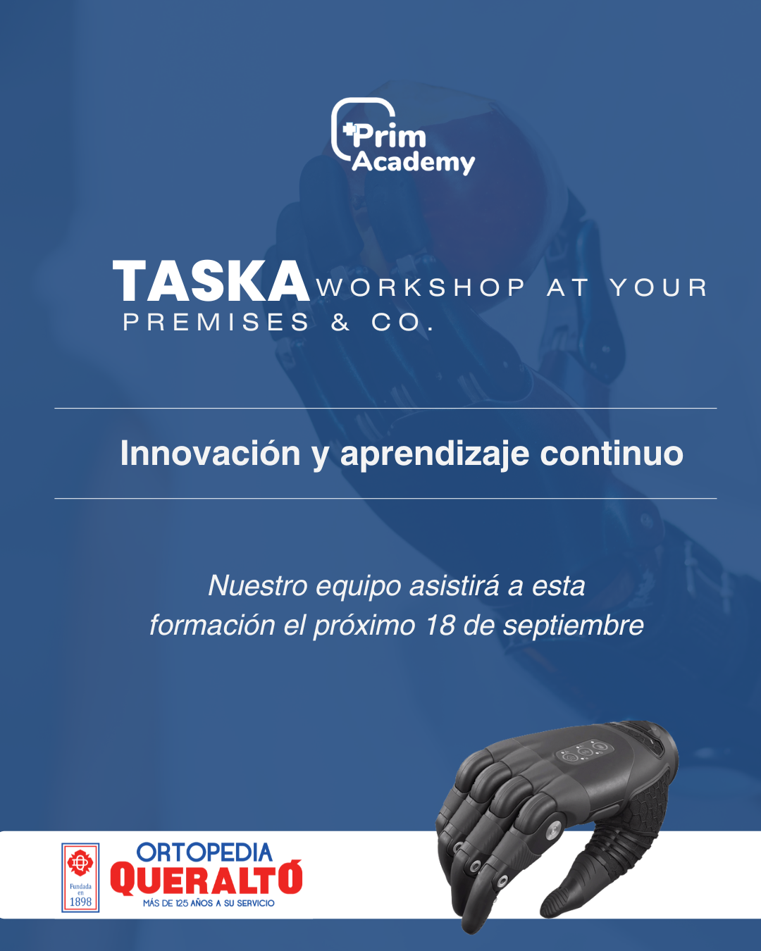 Formación en Prótesis TASKA con Prim Academy