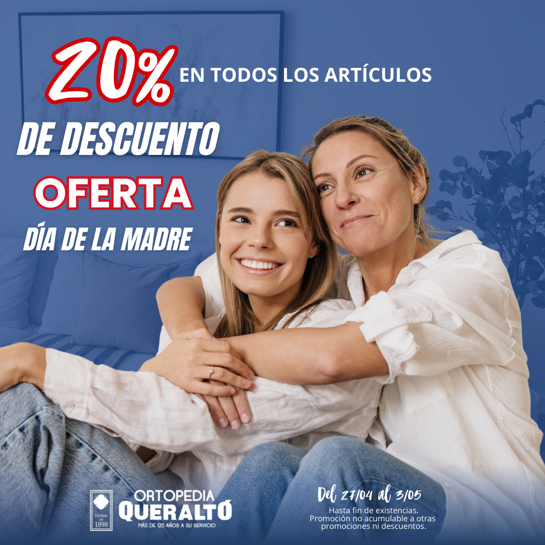 Oferta Día de la Madre: 20% de descuento en todos los artículos 🌸💙
