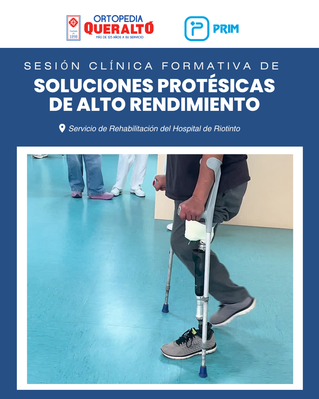 Ortopedia Queraltó participa en una jornada clínica formativa en el Hospital de Riotinto