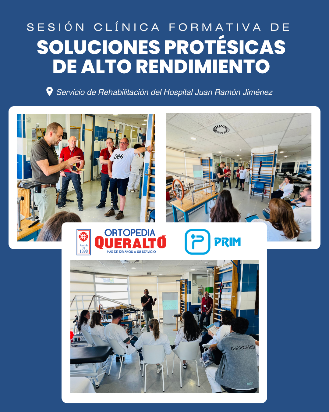 Ortopedia Queraltó participa en una jornada clínica de soluciones protésicas en el Hospital Juan Ramón Jiménez